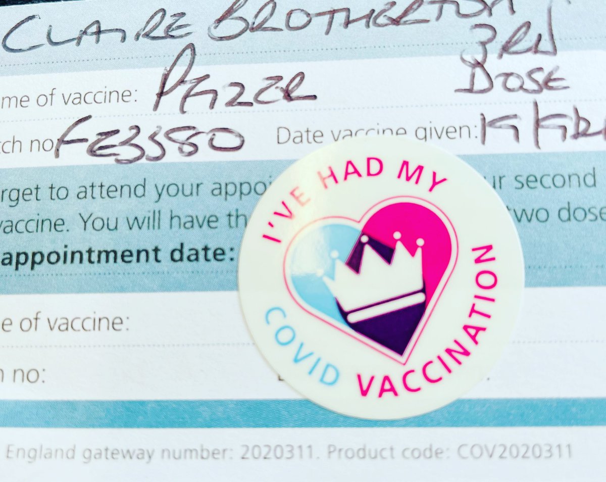 Feeling privileged to have had my Covid booster #getyourvaccinations
