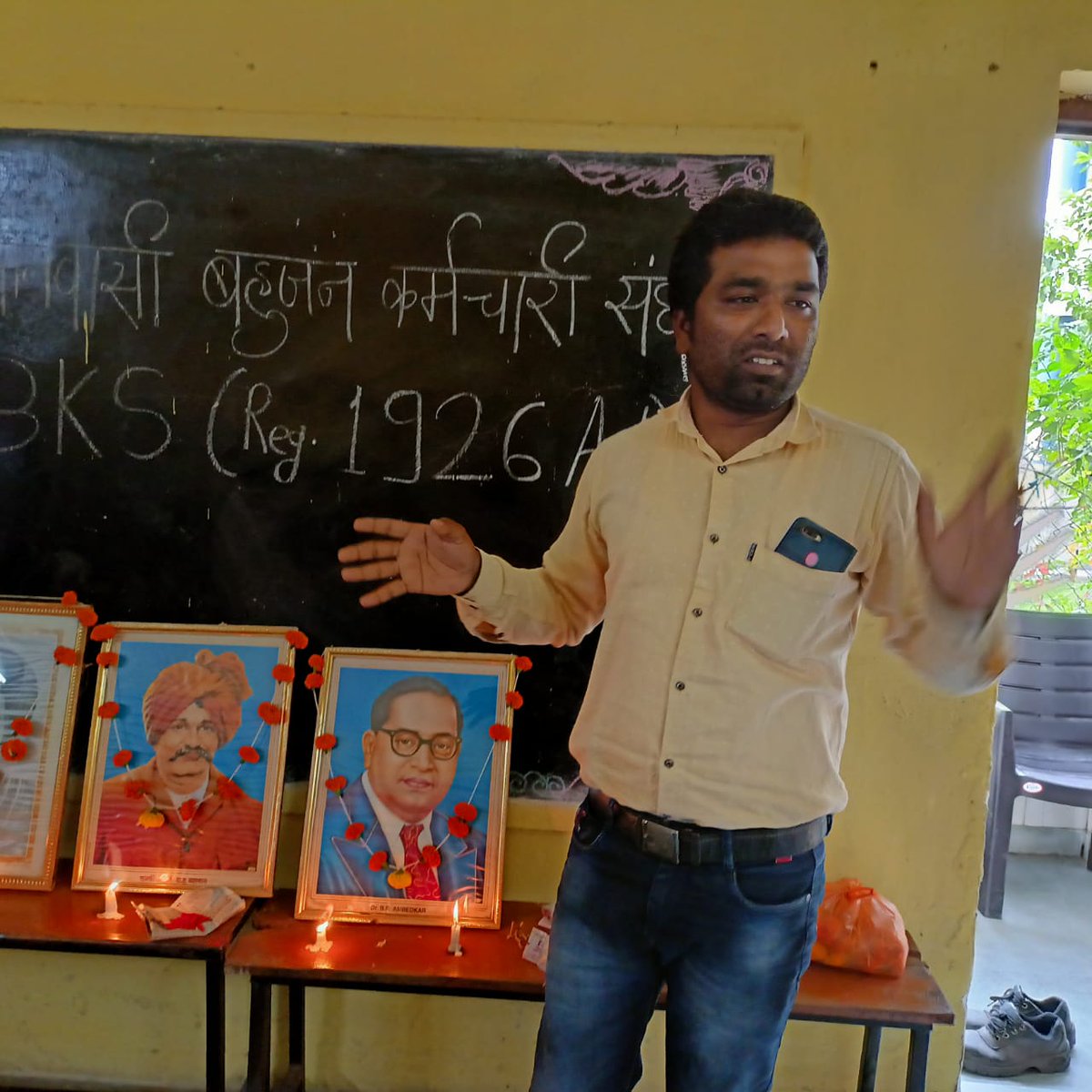 GAJANANWAHANE2's tweet photo. आज RMBKS राष्ट्रीय मूलनिवासी बहुजन कर्मचारि संघ का प्रशिक्षण शिविर कोराडी (नागपुर )में सम्पन्न हुआ ।
#JoinRMBKS https://t.co/Zj5MLZ4P9L