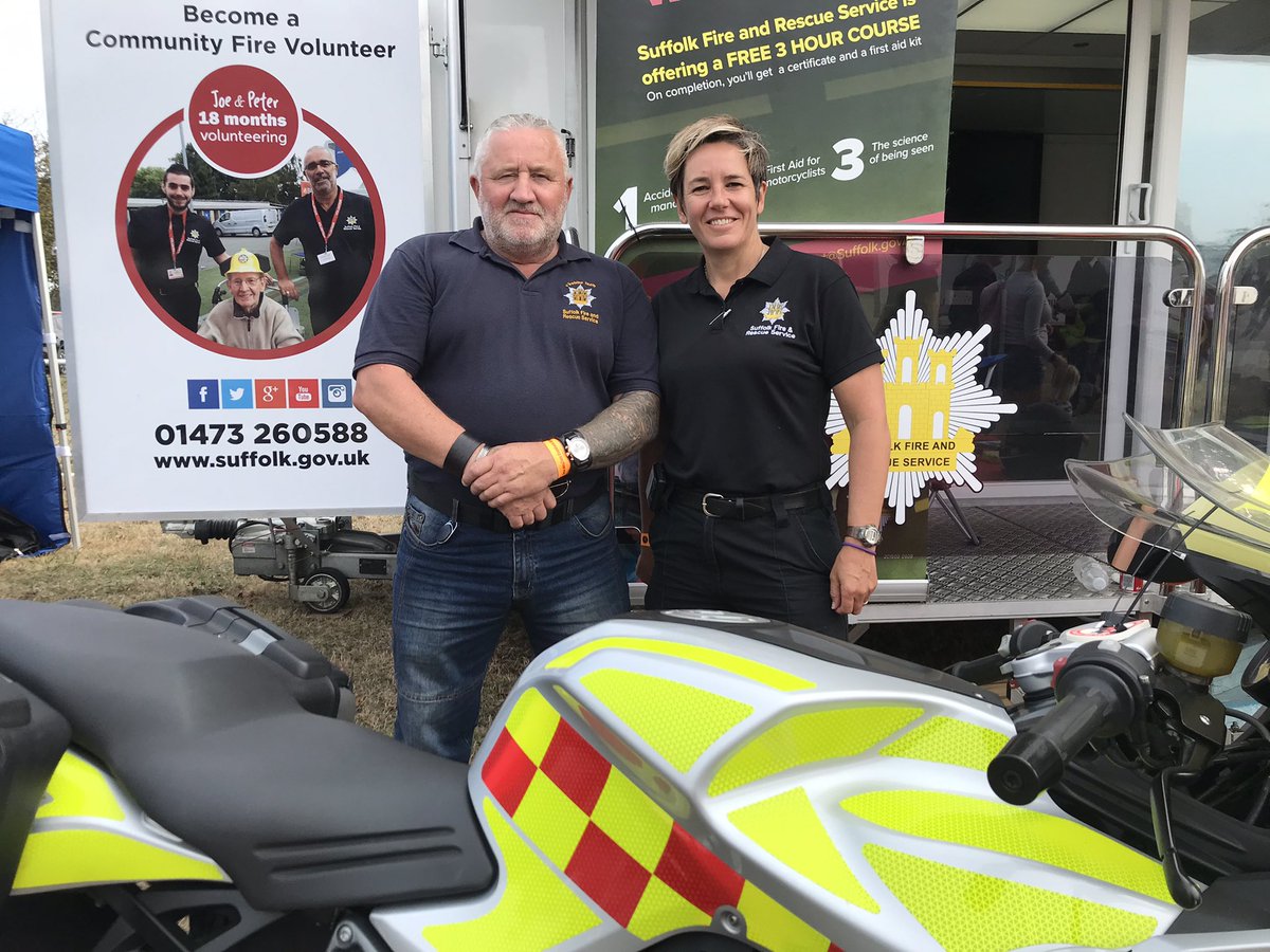 Our Prevention Team are at East Anglian Copdock Bike Show. Come and say hello and find out about our Biker Down course.