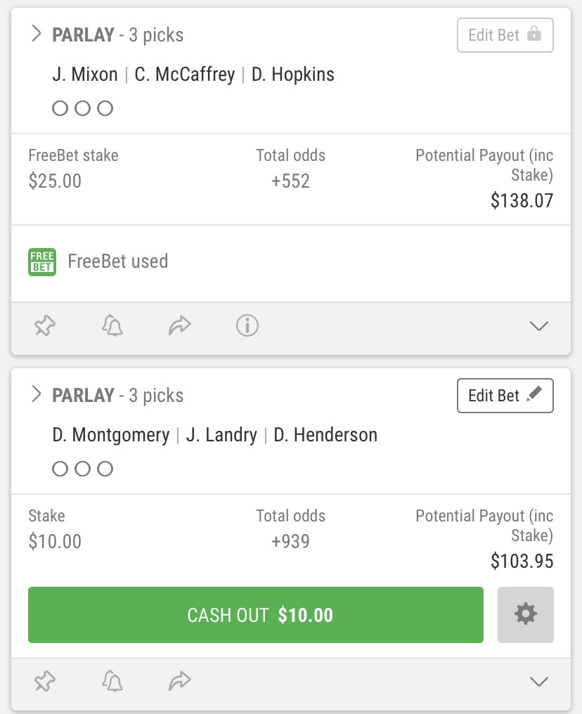 CouchCappers's tweet photo. Anytime #Touchdown #Parlay for #NFL let’s get it 🤙 https://t.co/erwTMYRQzk