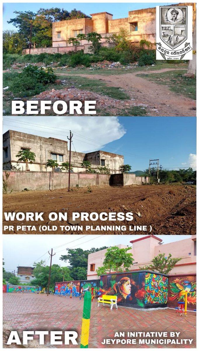 Two Open Air Gyms in Jeypore  were officially open to all. Jeypore Municipality has transformed dump sites into Open Air Gyms as drive to create civic spaces in the town.