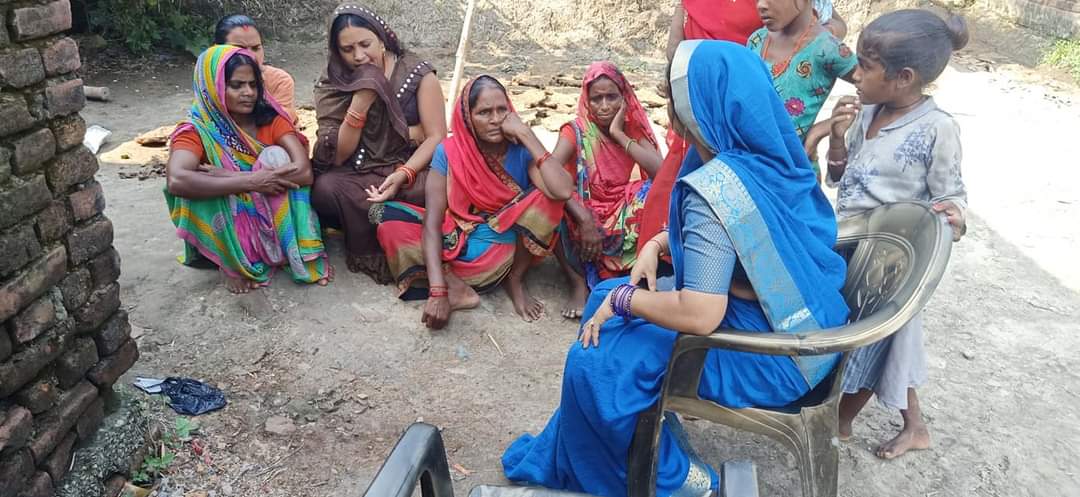 khushboo1singh's tweet image. जिला परिषद क्षेत्र कोचस पश्चिमी में विभिन्न गांव का दौरा कर लोगों का हालचाल जाना