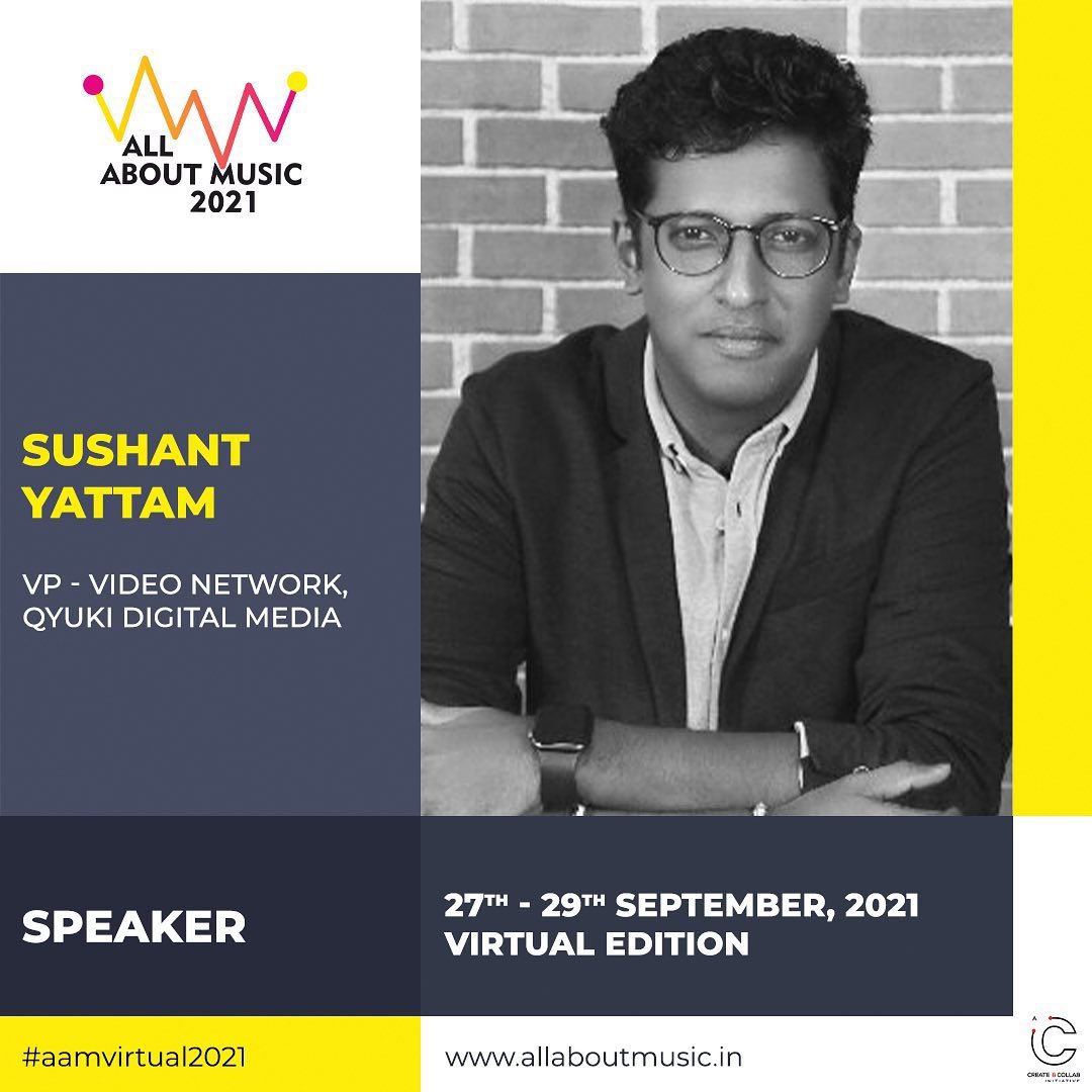 Qyuki (@myqyuki) on Twitter photo You didn't think we were stopping at one, did you? Qyuki Video Network VP <a href="/yattamizer/">Sushant Yattam</a> joins the bandwagon as our second speaker at <a href="/allaboutmusicin/">allaboutmusicin</a>
#aamvirtual2021 #MyQyuki You didn't think we were stopping at one, did you? Qyuki Video Network VP <a href="/yattamizer/">Sushant Yattam</a> joins the bandwagon as our second speaker at <a href="/allaboutmusicin/">allaboutmusicin</a>
#aamvirtual2021 #MyQyuki