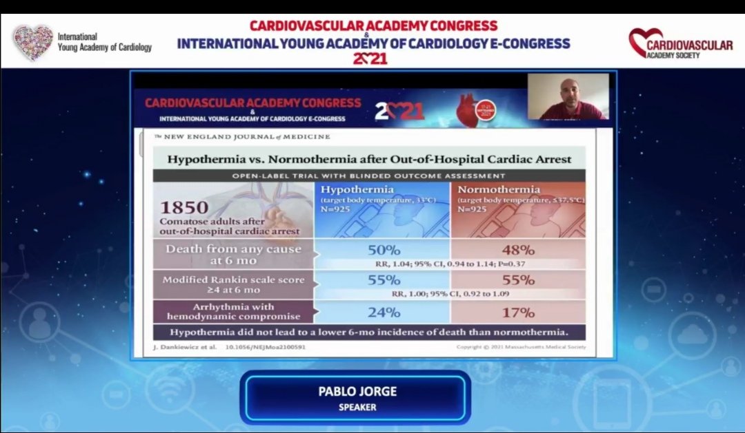 Focus on post cardiac arrest syndrome #CPR @PabloJ 👏👏