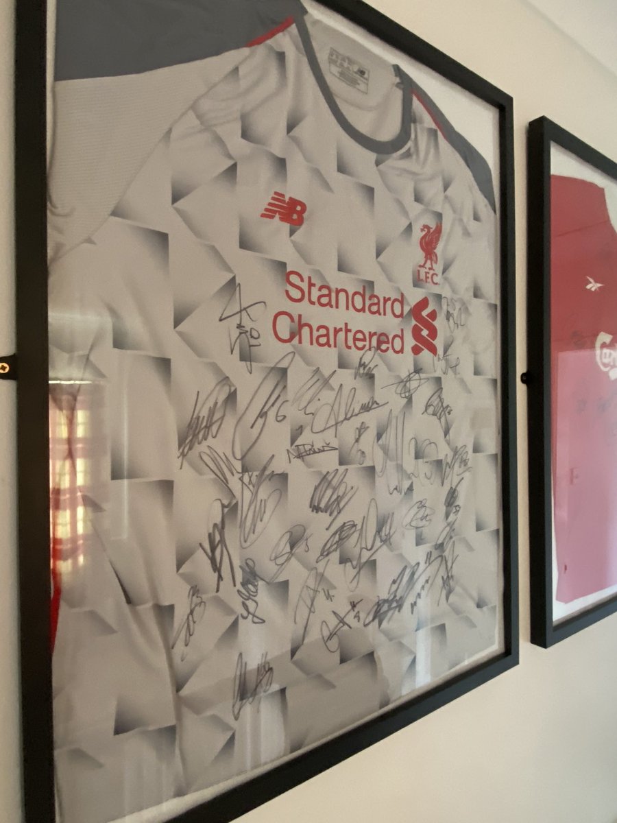 pp2811's tweet image. New landing now complete @LFC #signedshirts