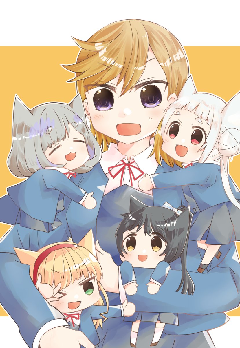 澁谷かのん 「できたー 」|環月紙袋僕ラブ「ジ51,52」せつはる合同＋おまめ合同＋個人誌🌈👼🔖💫🐬♦✨のイラスト