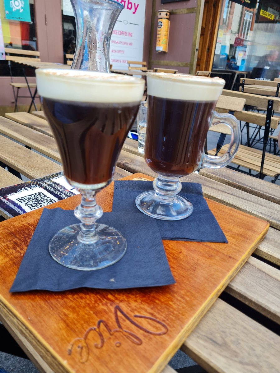 WhiskeyIan's tweet photo. @ViceCoffeeInc @wigwamdublin it has been a long time. Still the best irish coffees in Dublin. https://t.co/QwqTEKK2zM