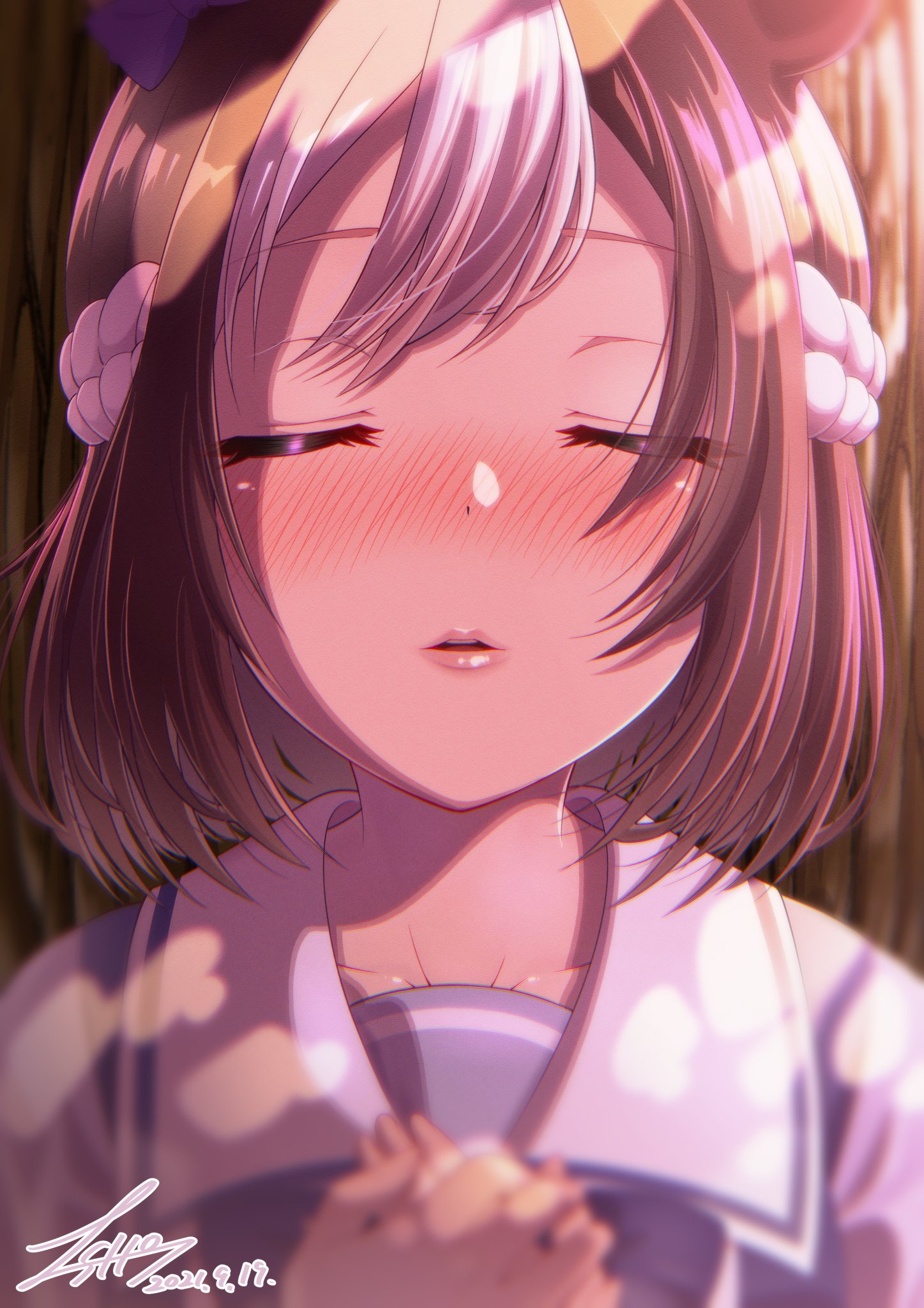 高岡祥 V Tvittere キス顔でちょっと焦らされたスペ いい ですよ あ あの まだ ですか イラスト ウマ娘 ウマ娘プリティダービー スペシャルウィーク キス顔 T Co Amxlk4bhkh Tvitter