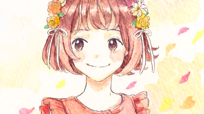 #イラストを4枚貼ると秋風に乗って絵柄を好いてくれる人の元へ届くらしい

届いてくださあああい!!!!!! 