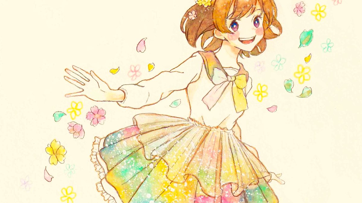 「#イラストを4枚貼ると秋風に乗って絵柄を好いてくれる人の元へ届くらしい

届いて」|うさこのイラスト