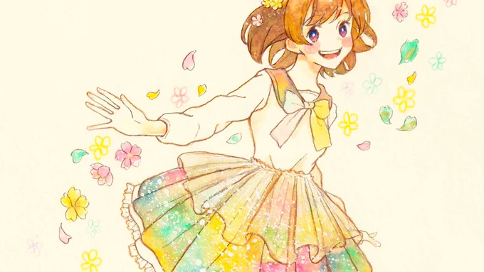 #イラストを4枚貼ると秋風に乗って絵柄を好いてくれる人の元へ届くらしい

届いてくださあああい!!!!!! 