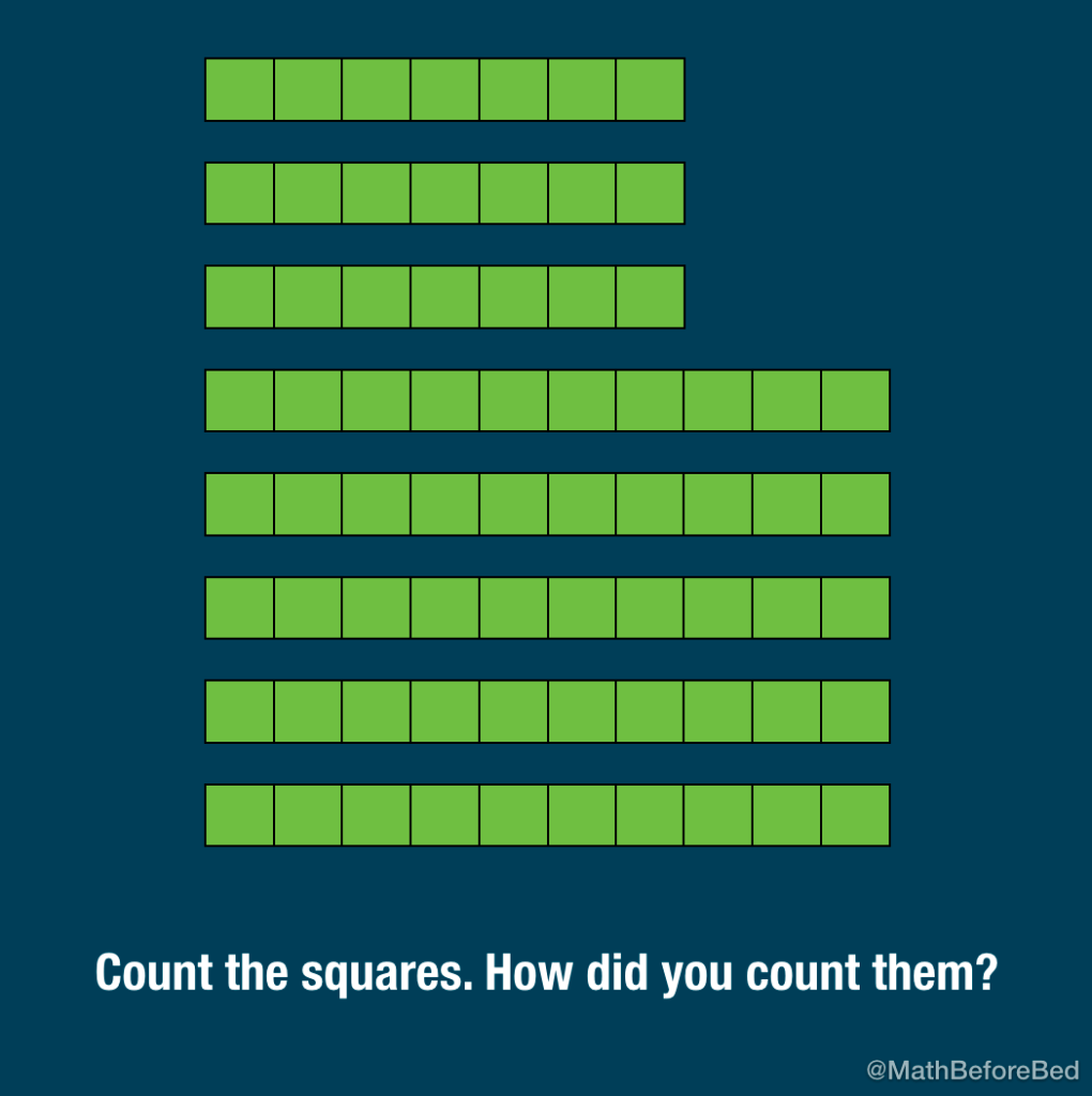 MakeMathMoments's tweet photo. Missing Squares

Count the squares.  How did you count them?
https://t.co/cyogEd4Yoi https://t.co/OuHGhmVPQO