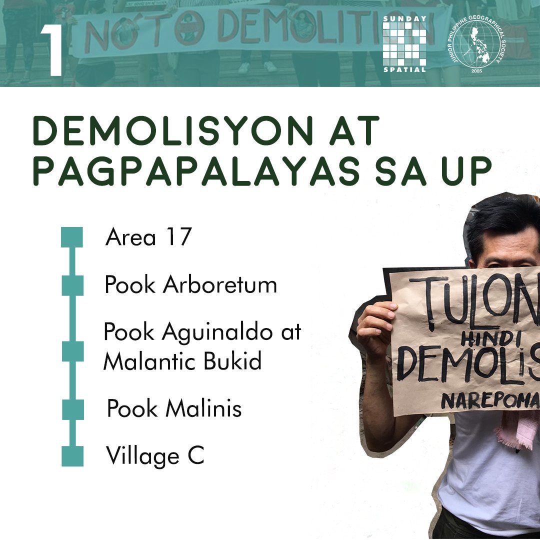 jpgs_upd's tweet photo. [SUNDAY SPATIAL: Urban Poor Communities vs UP MDP amid the Pandemic]

#SundaySpatial
#NoToDemolition
#UPNotForSale
#DevelopmentForAll

Basahin: https://t.co/WH6rUDywvB https://t.co/fb26yRhUAH