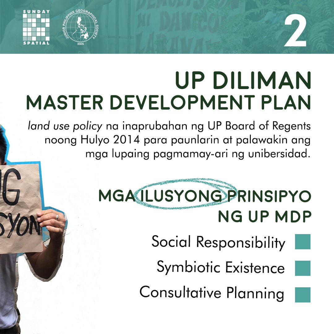 jpgs_upd's tweet photo. [SUNDAY SPATIAL: Urban Poor Communities vs UP MDP amid the Pandemic]

#SundaySpatial
#NoToDemolition
#UPNotForSale
#DevelopmentForAll

Basahin: https://t.co/WH6rUDywvB https://t.co/fb26yRhUAH
