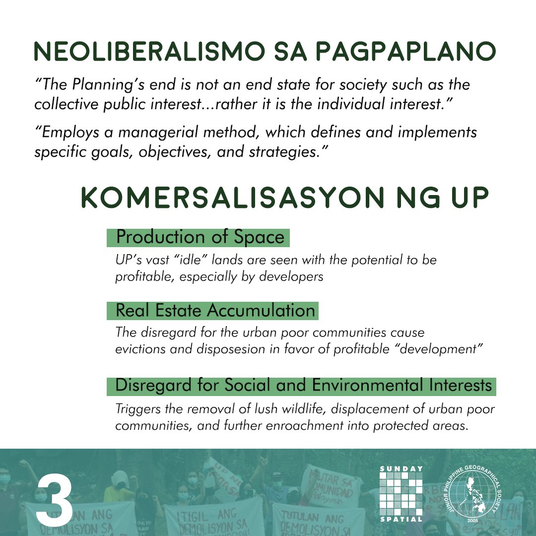jpgs_upd's tweet photo. [SUNDAY SPATIAL: Urban Poor Communities vs UP MDP amid the Pandemic]

#SundaySpatial
#NoToDemolition
#UPNotForSale
#DevelopmentForAll

Basahin: https://t.co/WH6rUDywvB https://t.co/fb26yRhUAH