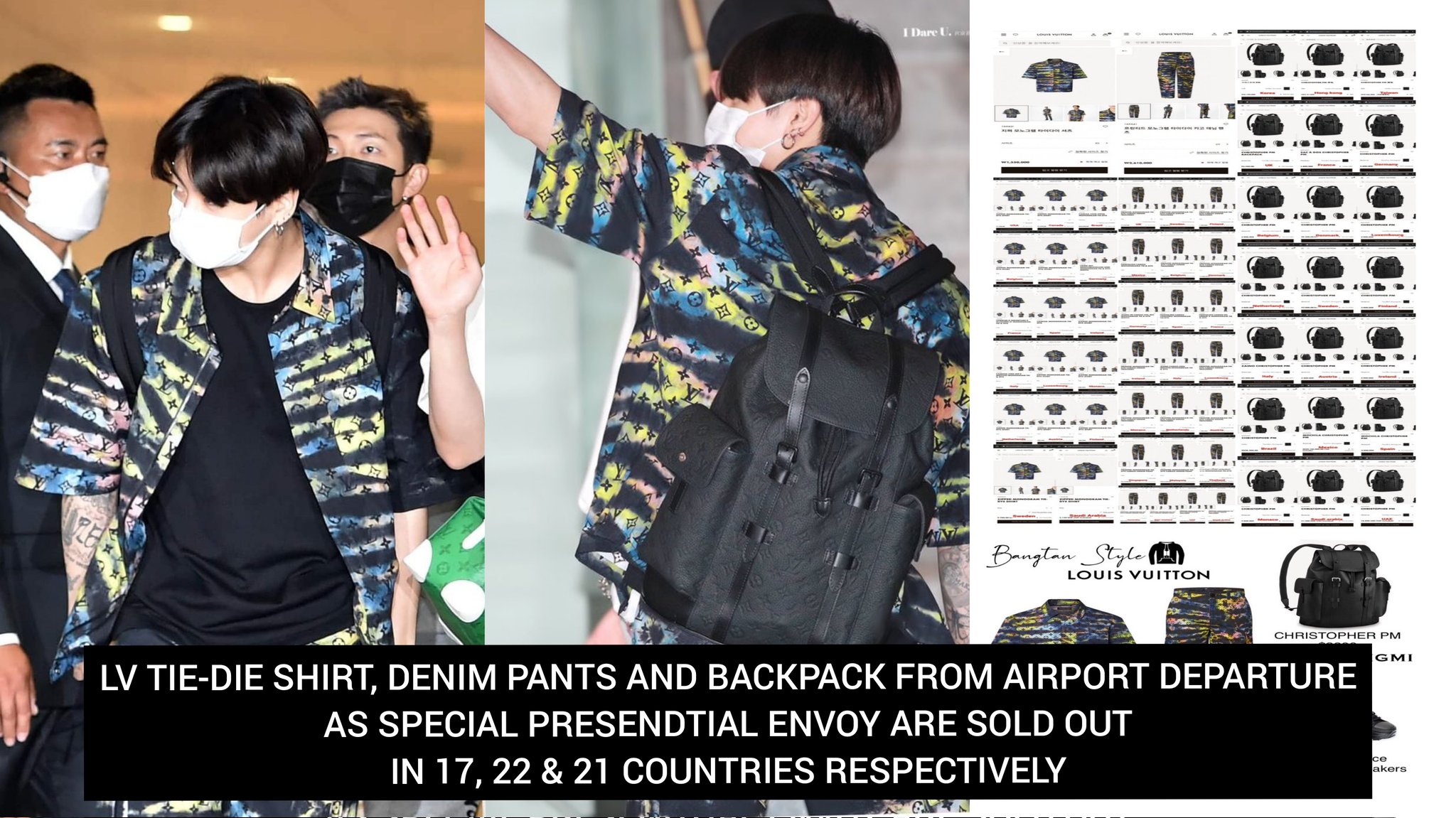 Jungkook SNS  on X: K-MEDIA  Jungkook's Louis Vuitton Airport