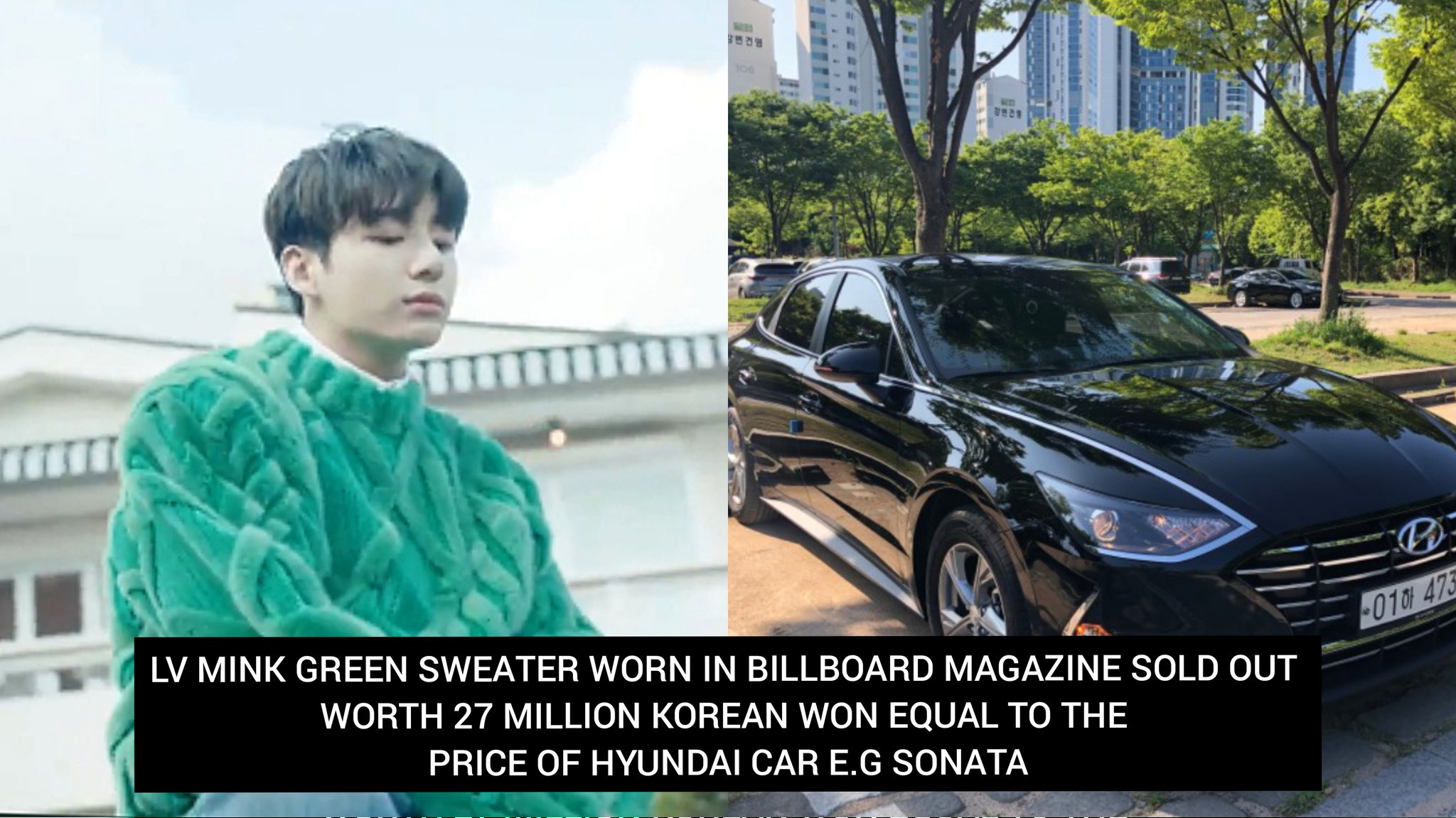 Jungkook SNS  on X: K-MEDIA  Jungkook's Louis Vuitton Airport Fashion  'Sold Out' in 22 countries despite the high price showing off powerful  'Jungkook Effect'. The Green Sweater worn in Billboard