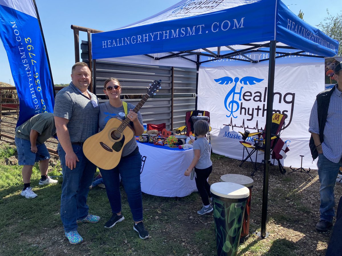 H_RhythmsMT's tweet photo. #military Day at the Farm was a success! Proud to support #veterans and #activeduty with #musictherapy https://t.co/mvrE1BdTVh