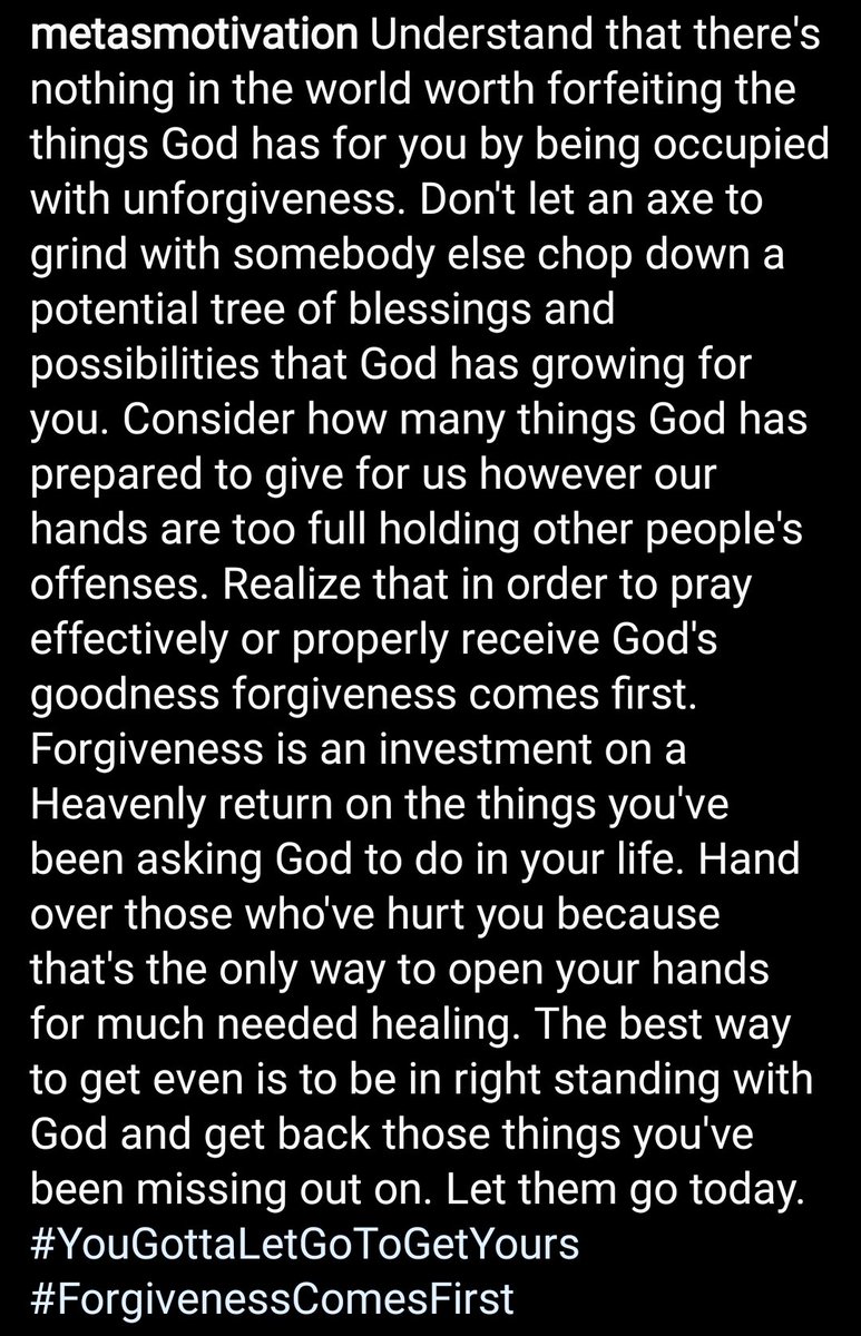 MetasMotivation's tweet photo. #Sunday #God #Spiritual #Inspiration #Motivation #Blessed #Faith #Encouragement #QOTD #MetasMotivation #Miracles #Forgiveness #Healing #Growth #Freedom #Depression #Stress #MentalHealth #Wellness #Joy #Mindset #Positive #PositiveThinking #Affirmations #RealTalk #Breakthough #Love https://t.co/2H67lOFo8e
