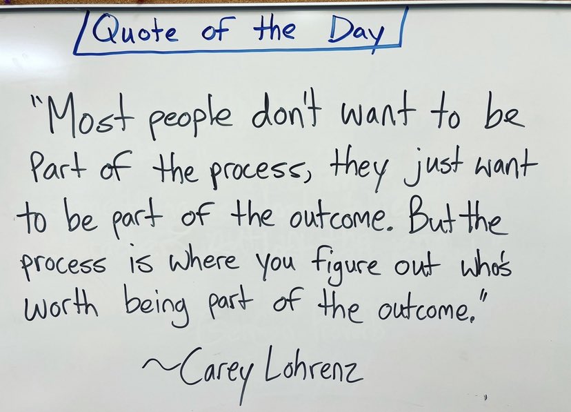 Surround yourself with those that are on the same mission as you!