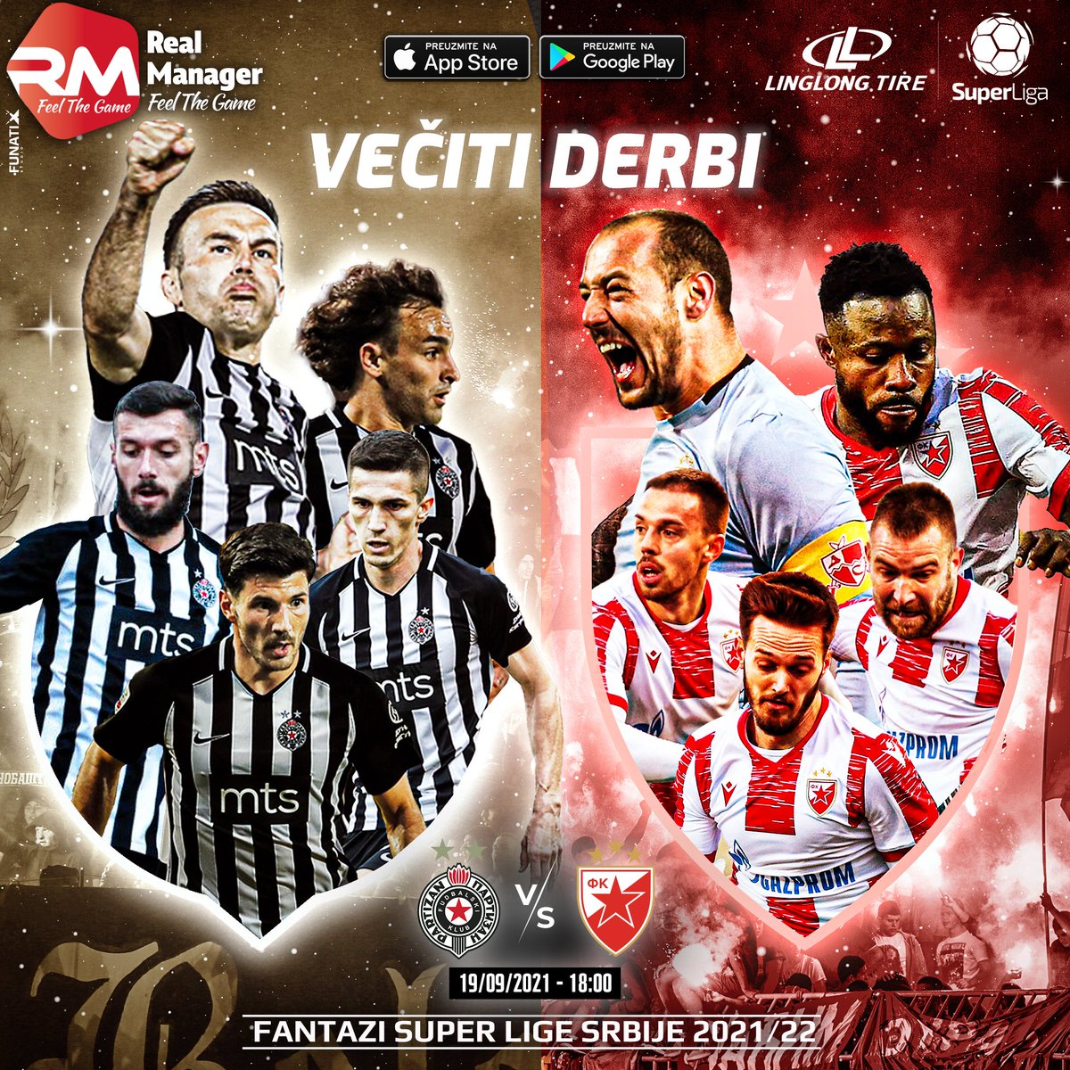 FunatixClub's tweet image. #realmanager Getting ready for Belgrade's eternal derby in the official fantasy of the Serbian Super League