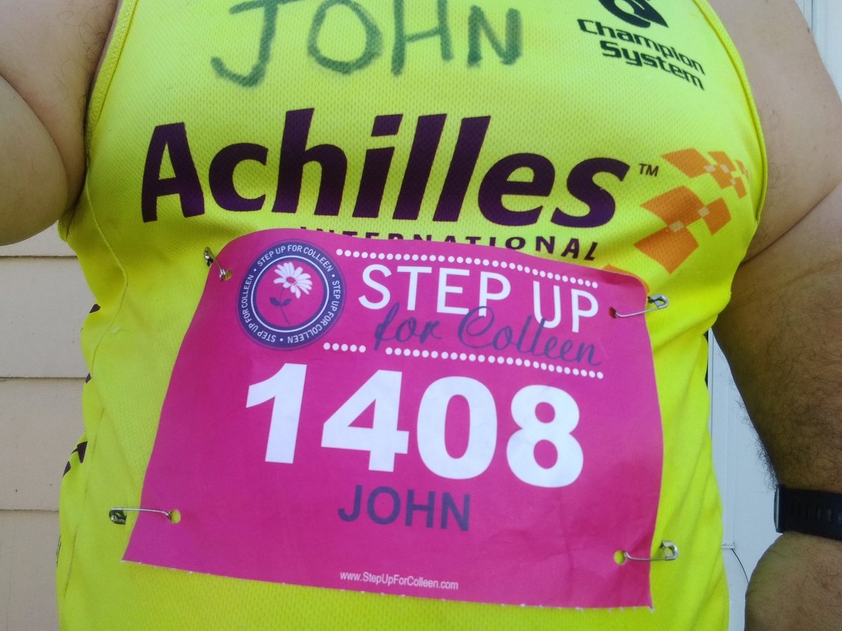 dwarfparatri's tweet photo. Sorry I couldn't be up in Andover to run in person this morning. @StepUp4Colleen has always been an important race on my calendar each year. #StepUpforColleen #BetheHammer🔨 https://t.co/Z0govTnkkR