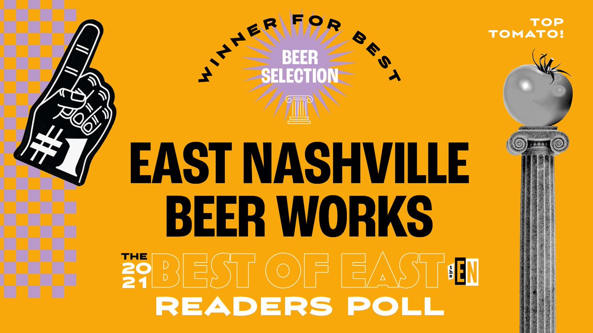 The newest issue of the <a href="/EastNashvillian/">The East Nashvillian</a> is out and we are feeling the love. Y’all really came out and brought the vote because we have been named for Best Brewery AND Best Beer Selection!