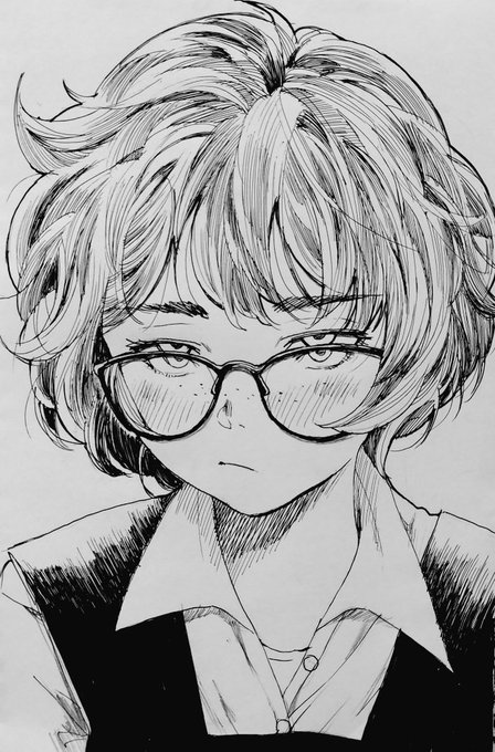 #イラストを4枚貼ると秋風に乗って絵柄を好いてくれる人の元へ届くらしい
メガネのレンズ屈折啓蒙思想家です 