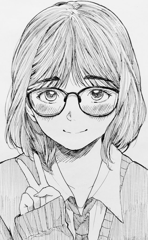 #イラストを4枚貼ると秋風に乗って絵柄を好いてくれる人の元へ届くらしい
メガネのレンズ屈折啓蒙思想家です 