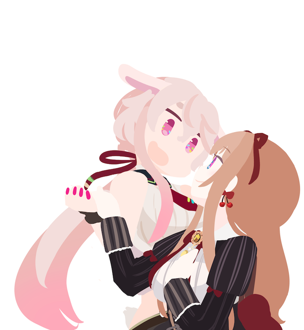 右手を
  #めめアート  #ちぇり絵 