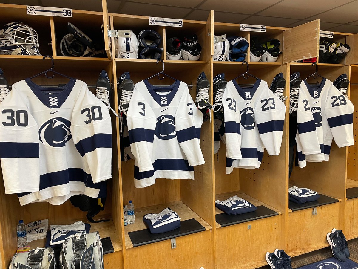 PennStateWHKY's tweet image. A salute to the best in the business, we'd like to recognize and thank @lpuck10 for all his great work for our program on Equipment Manager Appreciation Week! 🏒

#WeAre #HockeyValley