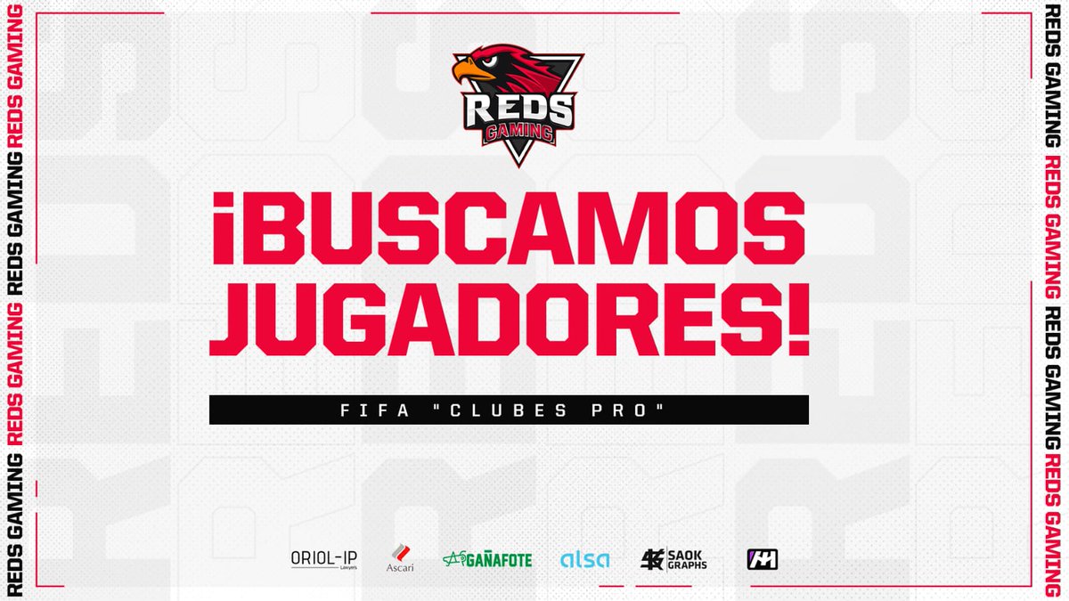 RedsGaming_ESP's tweet image. #FIFA22 #ClubesPro

Estamos en búsqueda de las siguientes posiciones para el equipo de #PlayStation:

📌 POR
📌 DFC
📌 MCD

✉️ Contacto por MD a @SrMortred

#GoReds🔴🦅