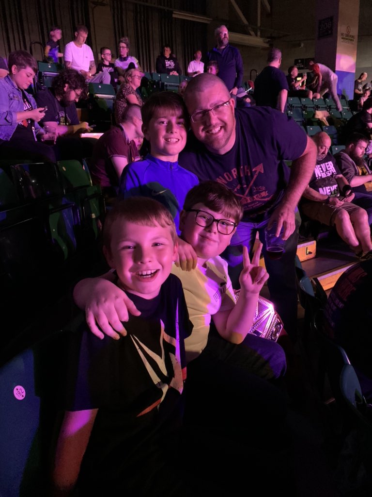 #WWENewcastle……boys first event and lovin it!!!