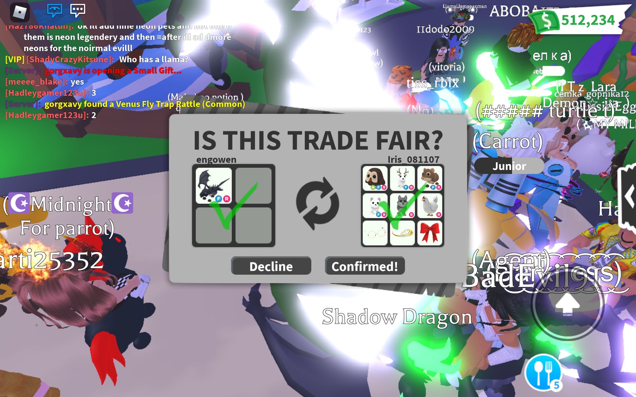 Would anyone do this + small adds : r/AdoptMeTrading