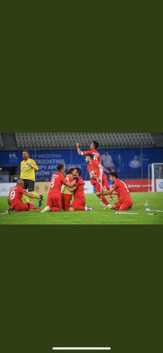🇹🇷Avrupa Şampiyonu Olan Ampute Milli Takımını gönülden kutlarım. Helal olsun size 👏🏽👏🏽👏🏽