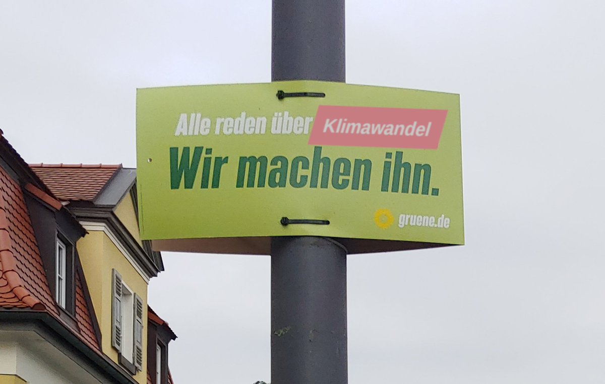 "Alle reden vom Klimawandel - Wir machen ihn - Grüne"

Ohne #FCKAtomausstieg könnten wir raus aus der Kohle:
critical-climate-action.de/2021/06/03/kli…