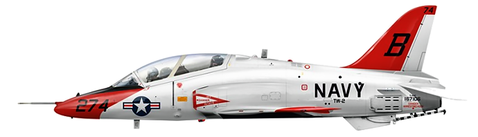 DFWscanner's tweet photo. The Chief of Naval Air Training has publicly identified the downed plane as a T-45C Goshawk, much like the one pictured below. It was on a training flight from Corpus Christi. For more official information on the crash, read: https://t.co/jD6yPh4zwn https://t.co/VLVNNAjAd4