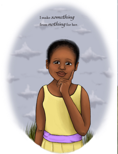 COffsay's tweet photo. A big sister comforts her younger sister with her creativity &amp; imagination while living in a refugee settlement. A beautiful, important, &amp; powerful book. It is dedicated to the 200K refugee children living at the Bidibidi settlement in Uganda. @smile73777 https://t.co/t72HlBcyaZ