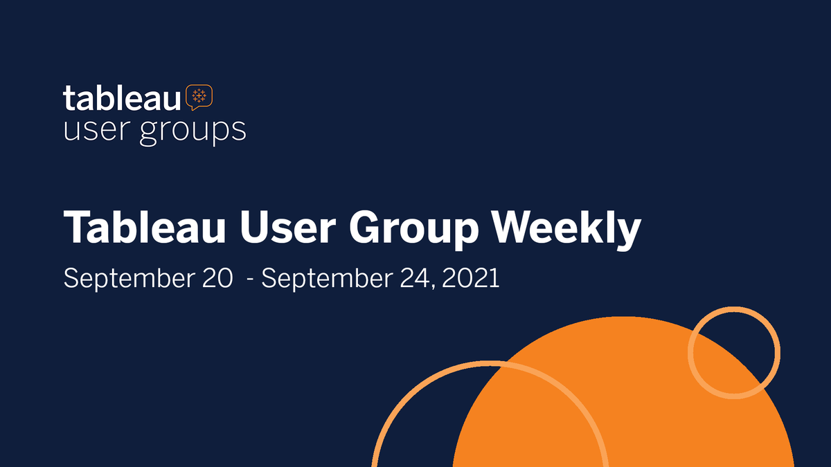 tableau's tweet photo. #Tableau user groups are hosting virtual meetups all week and you're invited! Network, learn, and viz with the best of the best. Register for an upcoming meeting here: https://t.co/hyndjZhxb0 https://t.co/Ot0wjvEp3Z