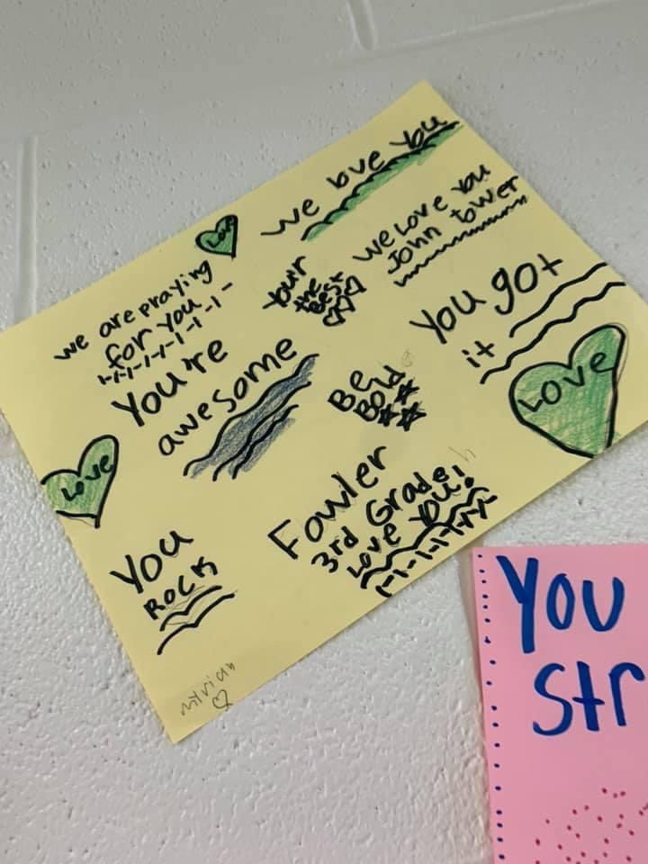 Supporting John Tower in <a href="/burkburnettisd/">Burkburnett ISD</a> with some love! Empathy is our CKH theme of the month and I think our 3rd graders nailed it! <a href="/FollowingFowler/">Fowler Elementary</a> <a href="/WFISDschools/">Wichita Falls ISD</a> <a href="/Kuhrteous/">Michael Kuhrt</a>