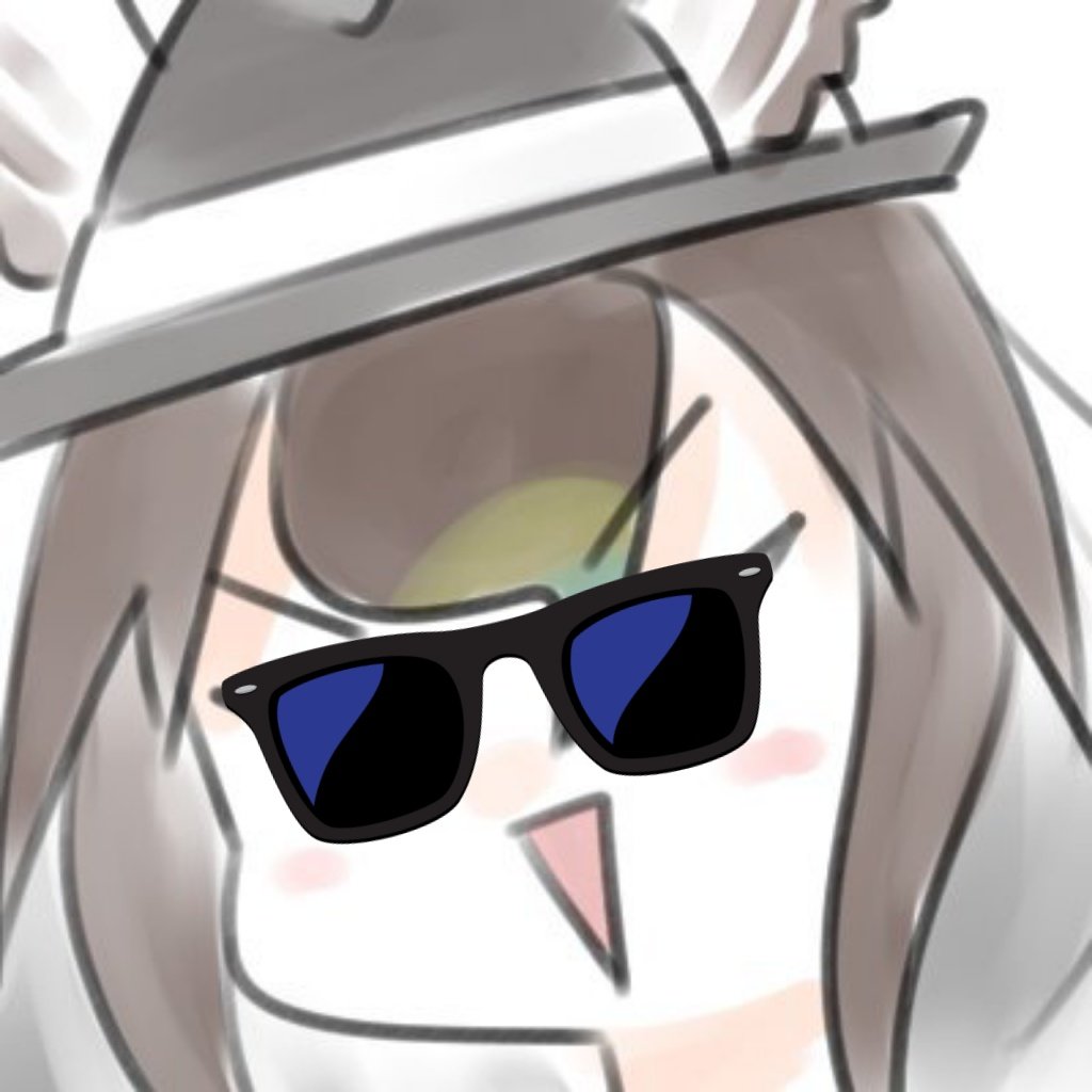 #自分のアイコンにサングラスをかけてみよう見た人もやってみよう 
なかなかイカしてる 