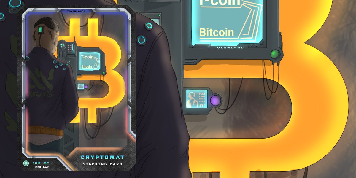 Want to become the first residents of #TokenLands ?

We're #givingaway 1000+ Cryptomat #NFT card
 
To participate in #Airdrop you need to complete the following steps:  
1⃣Like
2⃣Retweet
3⃣Follow <a href="/TokenLands/">TokenLands || Official</a> and join t.me/tokenlandsnft  
4⃣Leave you Wax Wallet in comments