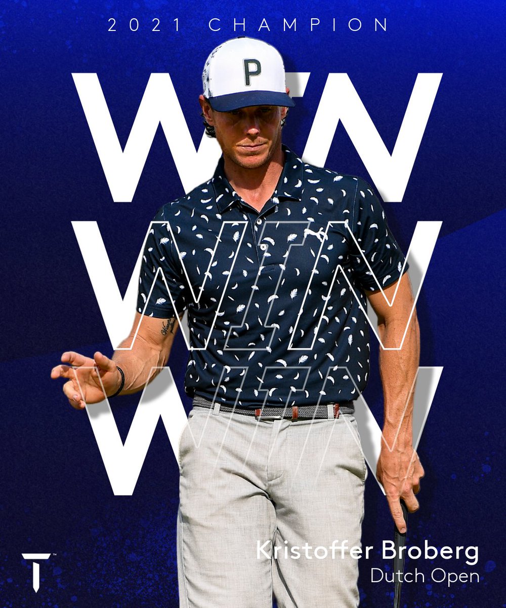 DPWorldTour's tweet photo. Kristoffer Broberg wins the Dutch Open 🏆 

#DutchOpen2021 https://t.co/XkOvYncgmq