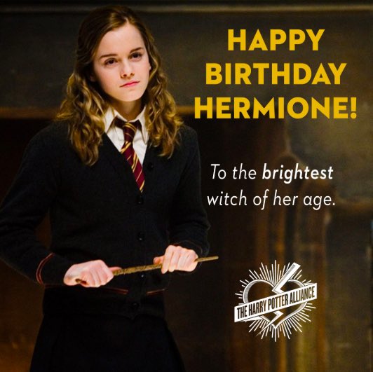Happy 42nd Birthday Hermione Granger!!    