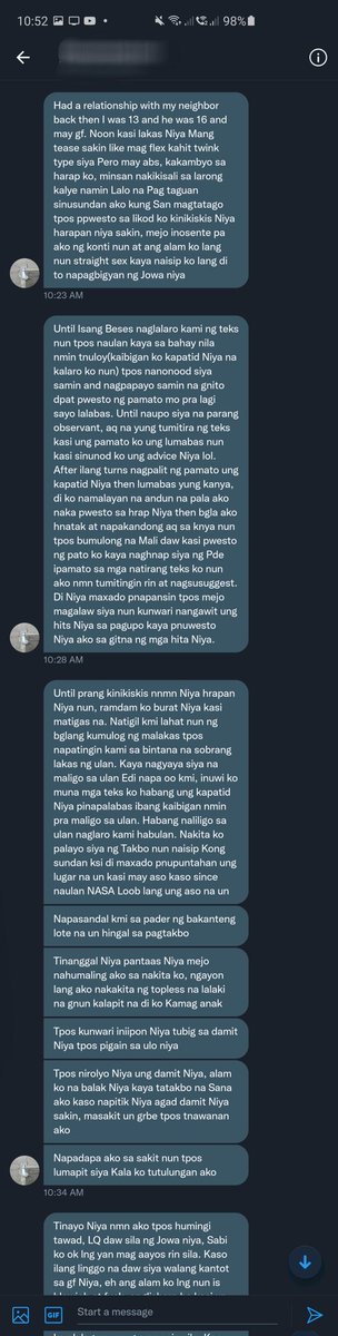 cheatingmadness's tweet photo. Kung sinisipag kang magbasa. Haha

Sipag magtype ni kuya.part 1 https://t.co/MjHJNrFcTB