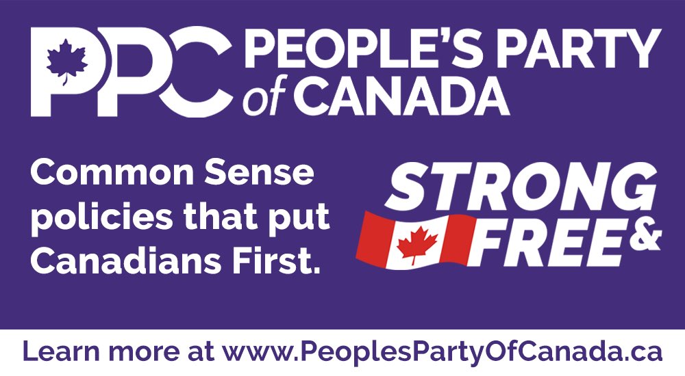 MaximeBernier's tweet photo. I don’t know how many PPC MPs will be elected tomorrow. 

But whatever happens, this campaign has proven that we are the only real opposition in this country against five authoritarian leftist parties. And we will continue to be after Monday.
#VotePPC
#PurpleWave https://t.co/BldP9oJe2Y
