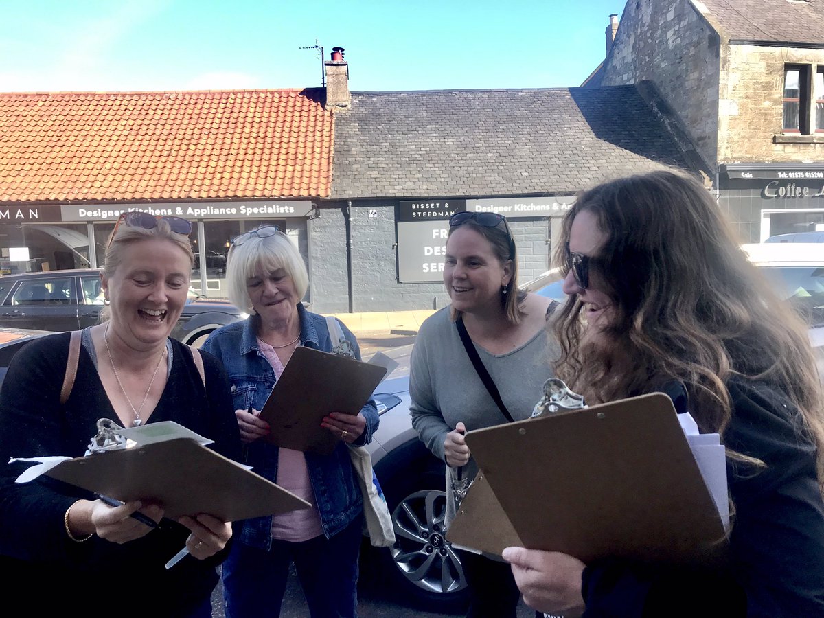 Lovely &amp; local Saturday workshop Sketch The High St: Tranent.

Part of <a href="/ELCArchaeology/">ELC Archaeology</a> &amp; Heritage fortnight 

Capturing bonnie restored shop fronts &amp; buildings.

Great local history from lovely Lucy @tranent_regen 
while we used tonal values. 

#EastLothian <a href="/goeastlothian/">Visit East Lothian</a>
