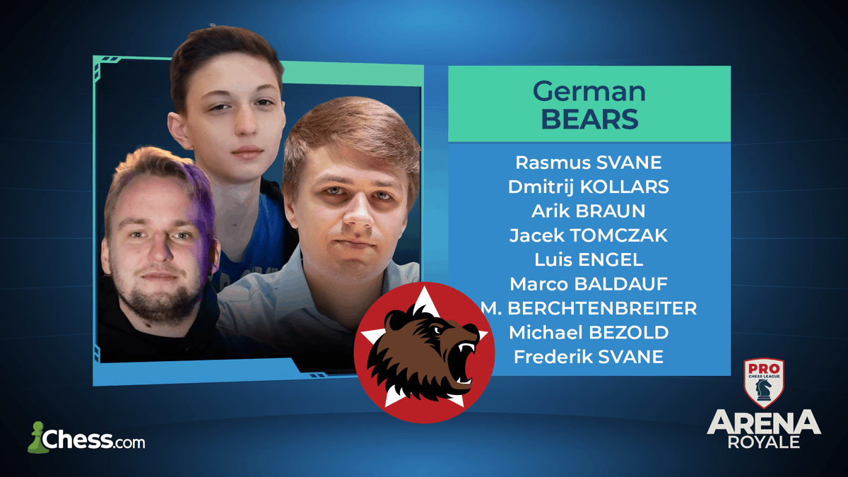 In knapp 2h geht es los!

Die Arena Royale der @PROChessLeague
9 Bären gegen den Rest, Bo streamt und die <a href="/Bodenseeperlen/">Perlen vom Bodensee</a> kündigen an, Besseres gibt es am Sonntag Abend nicht zu tun! #schach 

perlenvombodensee.de/2021/09/19/die…