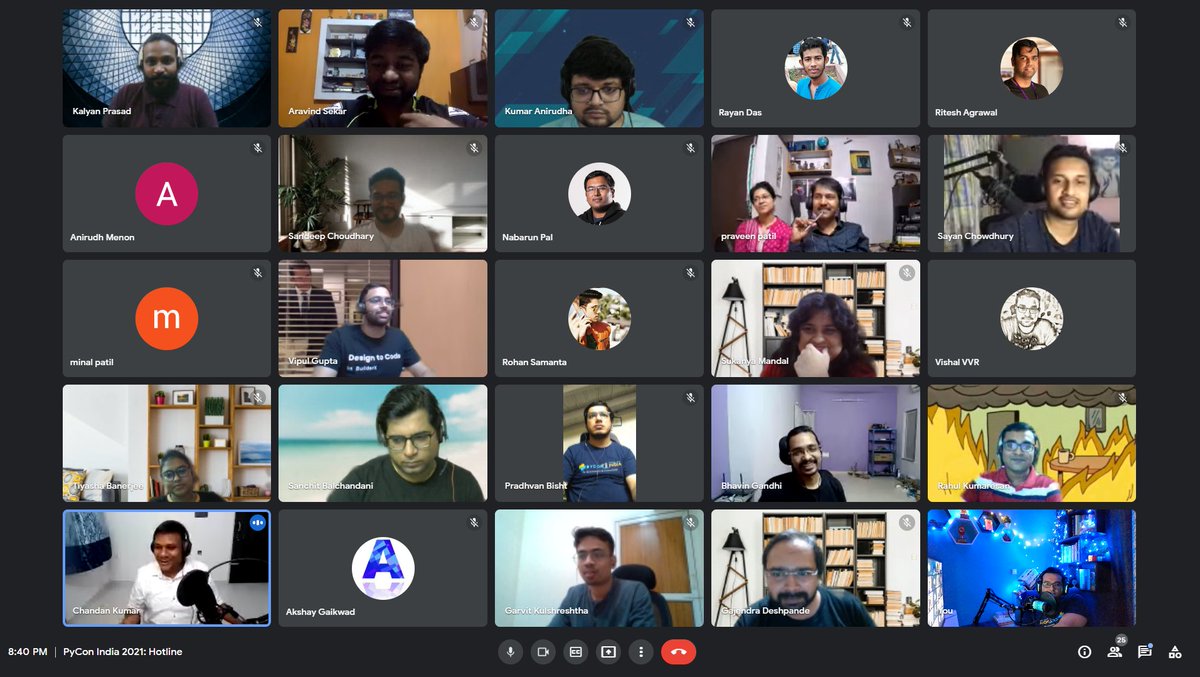 Sc0rpi0n101's tweet photo. That was so much work, sleepless nights, stressful work sprints, endless night calls. 

But it was also so much fun, the games after weekly calls,  the fun discussions, all the good times. 🔥🔥

See you all @pyconindia next year 👋

#BeingTeamPyConIndia #PyConIndia2021 https://t.co/QWCQLT71DA
