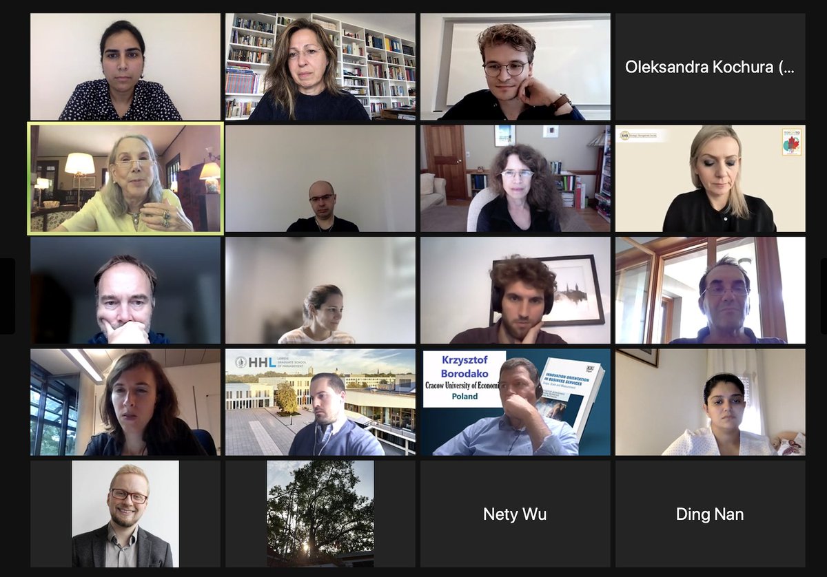 MarianiMyriam's tweet image. Intense. K&amp;amp;I Foundations Interview. Thank you @carlissbaldwin Navya Pandit and Constantin Prox! @Strategic_Mgmt #SMS2021